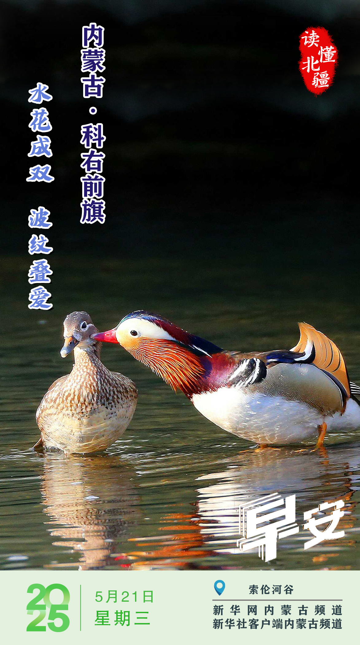 读懂北疆丨水花成双 波纹叠爱 内蒙古科右前旗