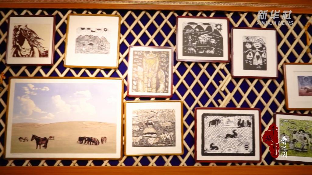 大美非遗丨扎鲁特版画书草原豪情诗章