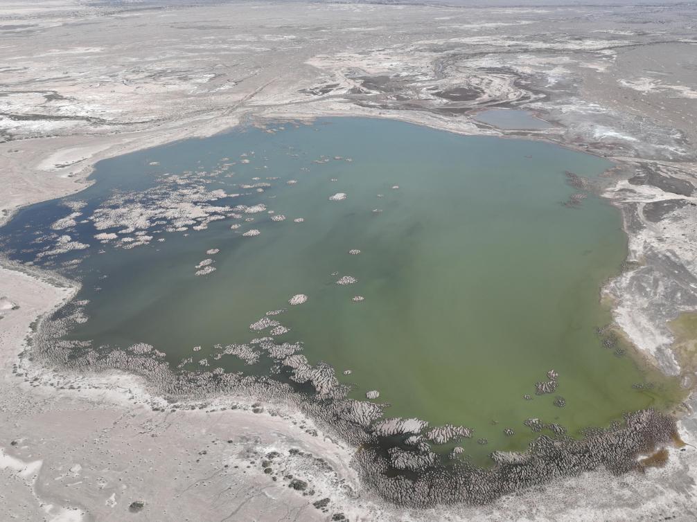 內蒙古西居延海近5年來首度進水