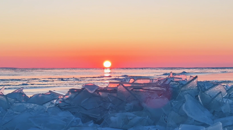 呼倫湖冬日限定美景