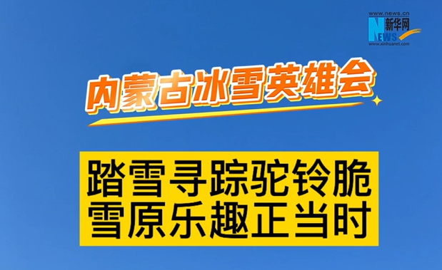 踏雪寻踪驼铃脆 雪原乐趣正当时