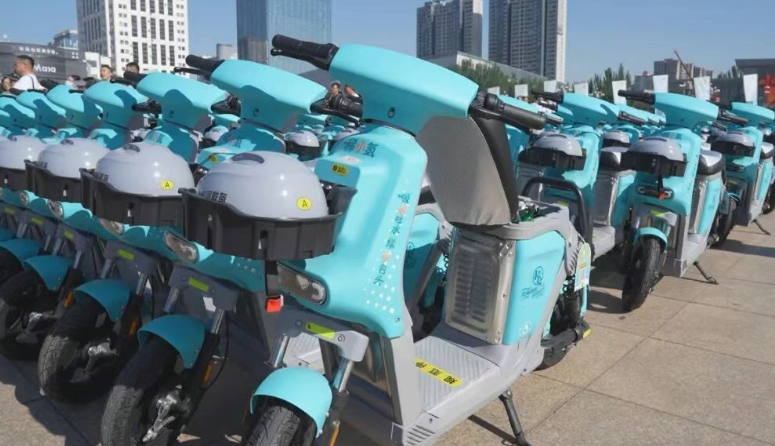 内蒙古包头市投运氢能两轮车