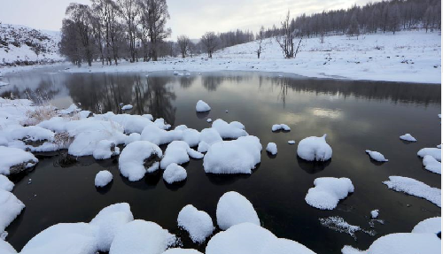 内蒙古阿尔山“不冻河”-40℃依然流水淙淙